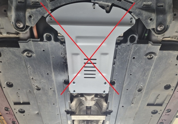 Protector de aluminio del catalizador/cat lock Lexus UX