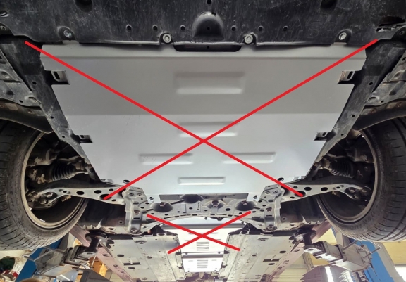Protector de aluminio del catalizador/cat lock Lexus UX