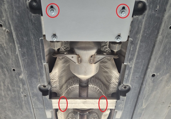 Protector de aluminio del catalizador/cat lock Lexus UX