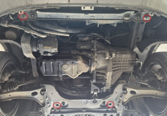 Cubre carter metalico Ford Transit Connect