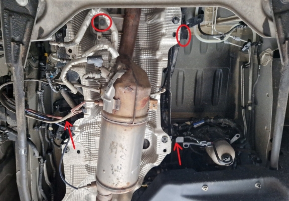 Protector del catalizador/cat lock Renault Trafic