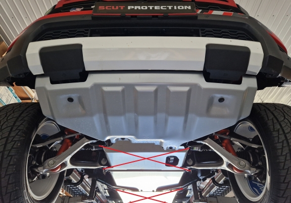 Protector de aluminio de la caja de cambios Volkswagen Amarok