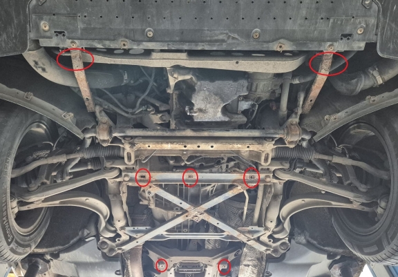 Cubre carter metalico Audi A4 B8 All Road - gasolina
