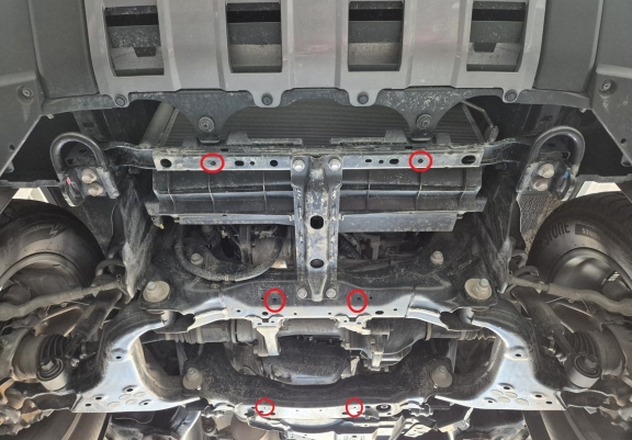 Cubre carter metalico Toyota Land Cruiser - paquete promocional