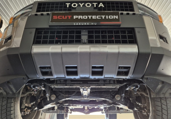 Cubre carter metalico Toyota Land Cruiser - paquete promocional aluminio