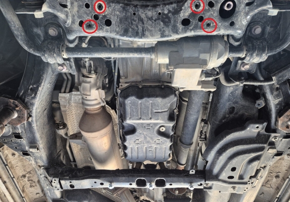 Cubre carter metalico Toyota Land Cruiser - paquete promocional aluminio