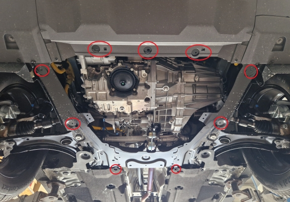 Cubre carter de aluminio Dacia Duster - 4x2