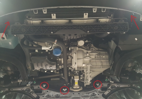 Cubre carter de aluminio Hyundai i30