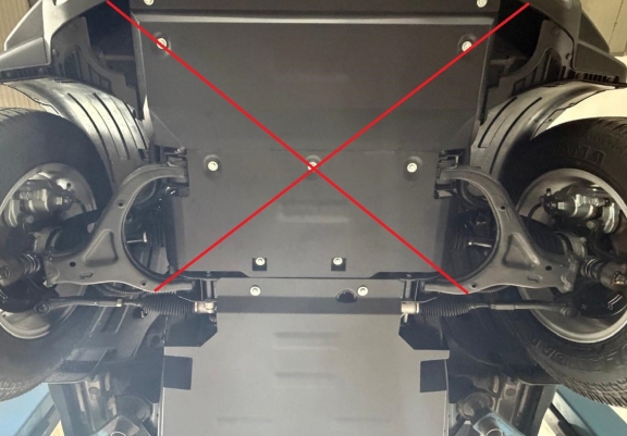 Protector de la caja de cambios KGM Musso