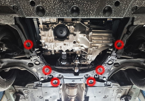 Cubre carter metalico Renault Clio 6