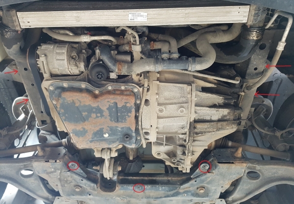 Cubre carter de aluminio Nissan Interstar
