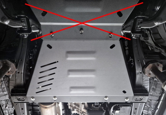 Protector de la caja de cambios Toyota Hilux