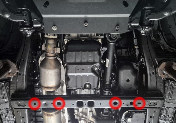 Protector de la caja de cambios Toyota Hilux