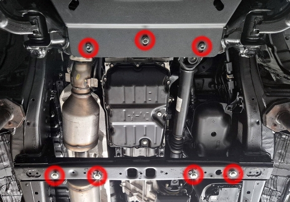 Protector de la caja de cambios Toyota Hilux