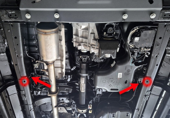 Protector del diferencial Toyota Hilux