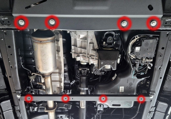 Protector del diferencial Toyota Hilux