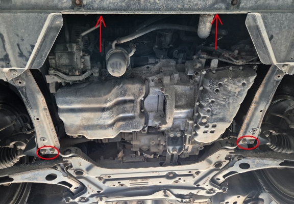Cubre carter de aluminio Mitsubishi Eclipse Cross