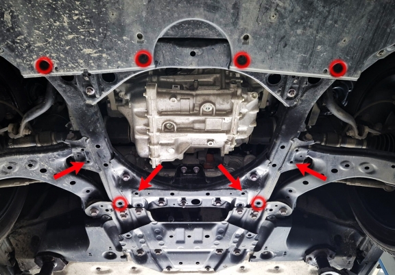 Cubre carter metalico Toyota BZ4X