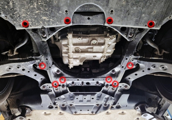 Cubre carter metalico Toyota BZ4X