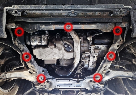 Cubre carter de aluminio Volvo S60