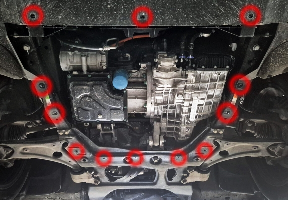 Cubre carter de aluminio Chery Tiggo 9