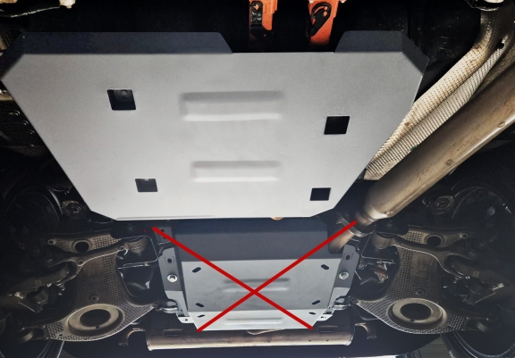 Protector de aluminio del deposito de combustible Omoda 9