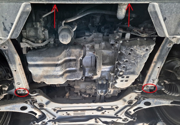 Cubre carter de aluminio Mitsubishi Outlander