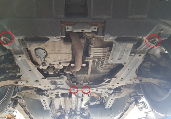 Cubre carter de aluminio Honda CR-V