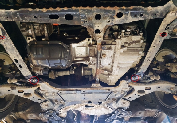 Cubre carter de aluminio Toyota Auris