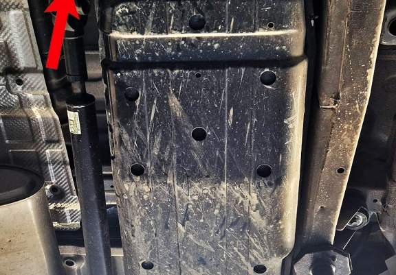 Protector del deposito de combustible KGM Musso
