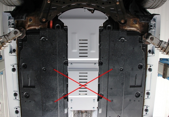 Protector de aluminio del catalizador/cat lock Toyota Prius