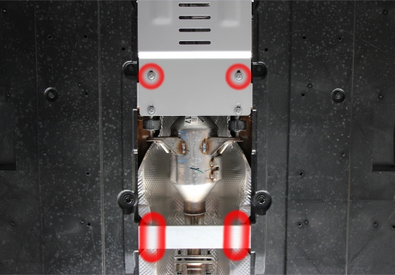 Protector de aluminio del catalizador/cat lock Toyota C-HR