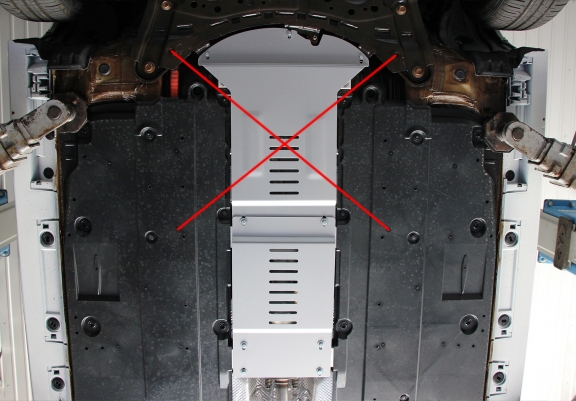 Protector de aluminio del catalizador/cat lock Toyota C-HR