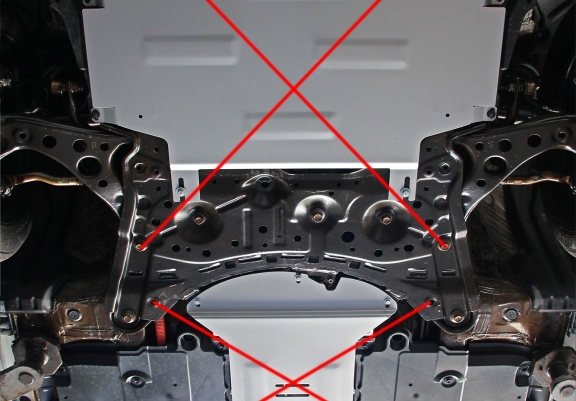 Protector de aluminio del catalizador/cat lock Toyota C-HR