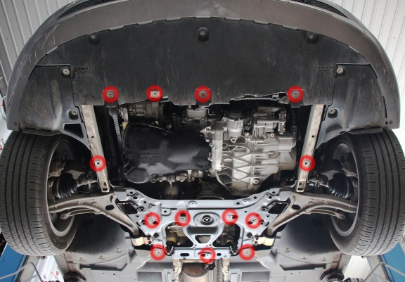 Cubre carter metalico Mercedes CLA C118