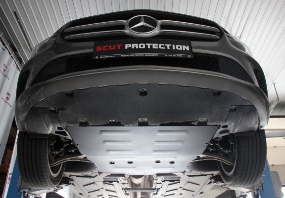 Cubre carter metalico Mercedes CLA C118